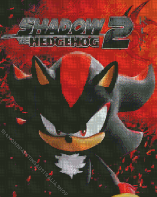 Sonic Shadow Diamond Painting