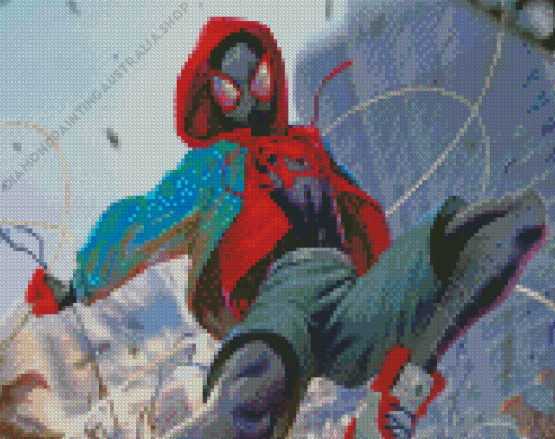 Spider Man Miles Morales Diamond Painting