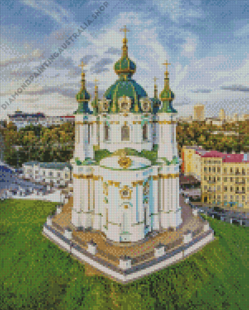 St Andrews Kiev Church Diamond Painting