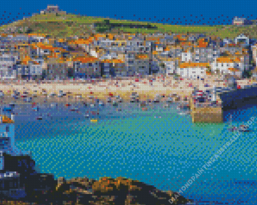 St Ives Bay Island Diamond Painting