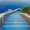 Stairs In Greece Diamond Painting