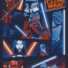 Star Wars Clone Wars Poster Diamond Painting