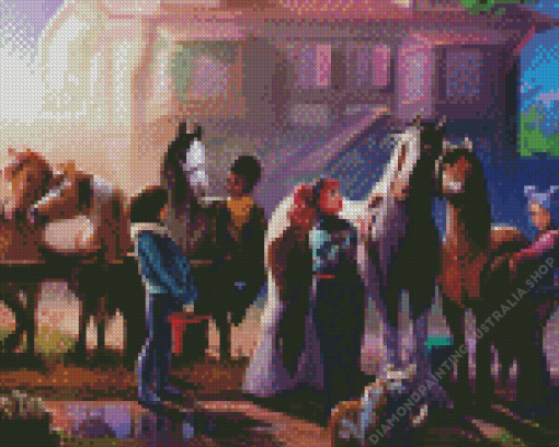 Star Stable Game Characters Diamond Painting