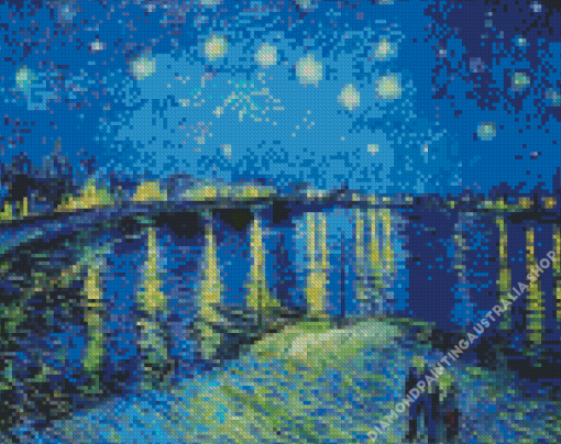 Starry Night Over the Rhone Diamond Painting