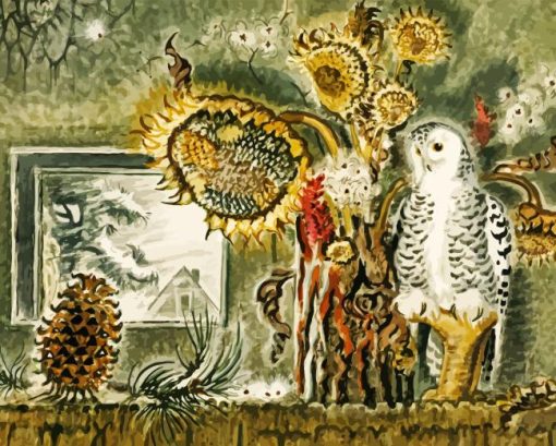 Still Life in Winter Charles E Burchfield Diamond Painting