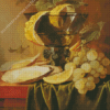 Still Life with a Glass and Oysters Diamond Painting