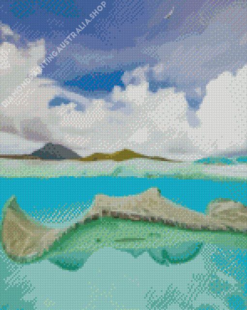 Stingray In Water Diamond Painting