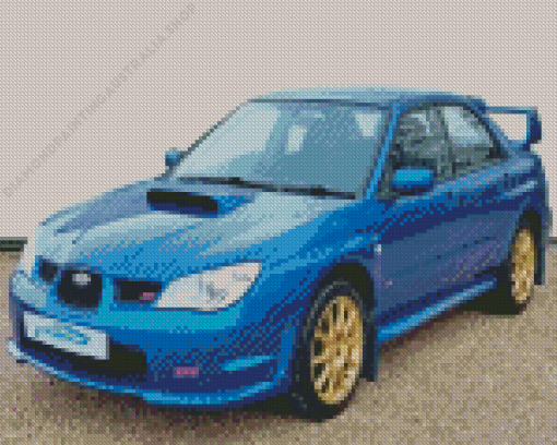 Subaru Impreza Car Diamond Painting