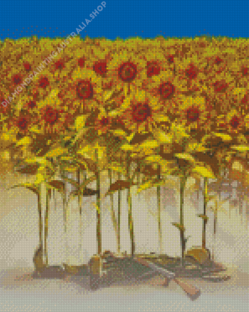 Sunflowers Ukrainian Art Diamond Painting