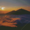 Sunrise at Mount Batur Diamond Painting