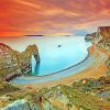 Sunset At Durdle Door Diamond Painting