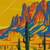 Superstition Mountain Poster Diamond Painting