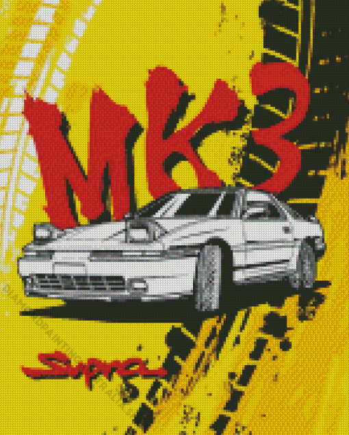 Supra MK3 Diamond Painting