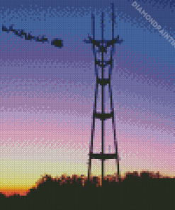 Sutro Tower Diamond Painting