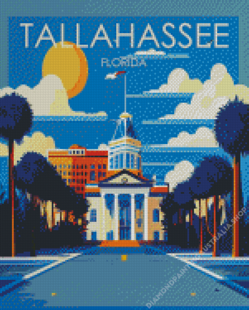 Tallahassee in Florida Poster Diamond Painting