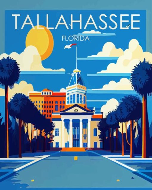 Tallahassee in Florida Poster Diamond Painting