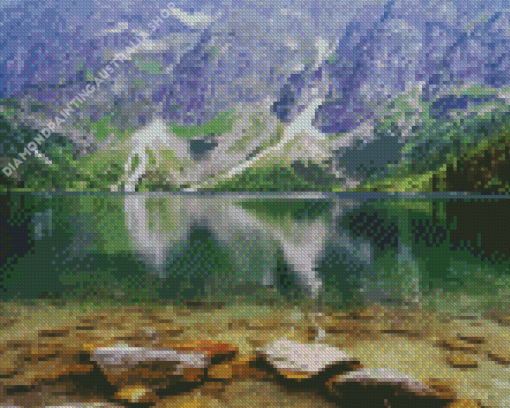 Tatra Mountain Landscape Diamond Painting