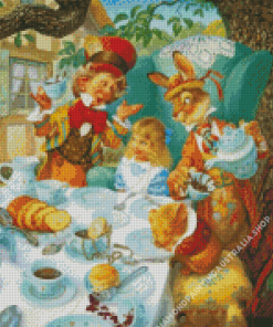 Tea Party Art Diamond Painting