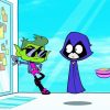 Teen Titans Go Beast Boy And Raven Diamond Painting