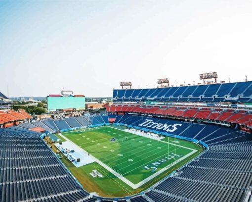 Tennessee Titans Nissan Stadium Diamond Painting