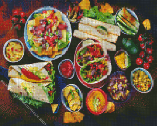 Tex Mex Kitchen Diamond Painting