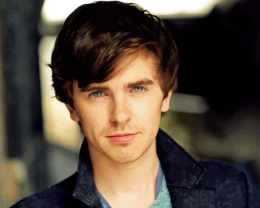 The Actor Freddie Highmore Diamond Painting