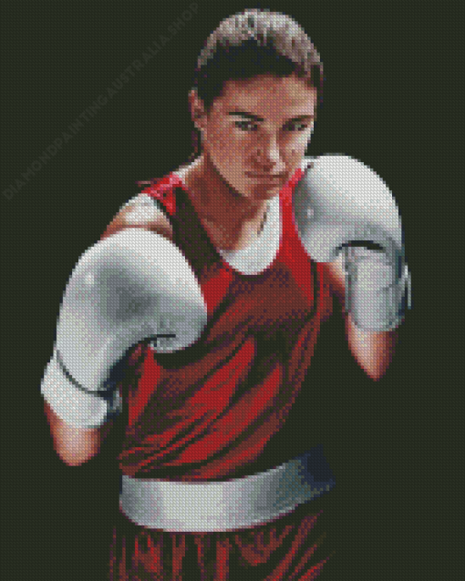 The Boxer Katie Taylor Diamond Painting