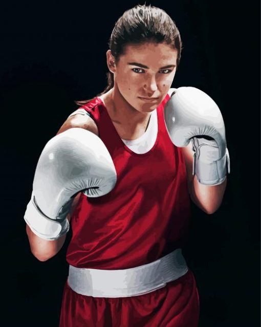 The Boxer Katie Taylor Diamond Painting