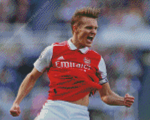 The Football Player Martin Odegaard Diamond Painting