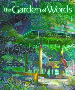 The Garden of Words Poster Diamond Painting