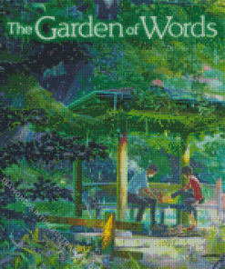 The Garden of Words Poster Diamond Painting