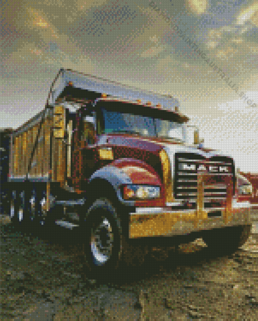 The Mack Truck Diamond Painting