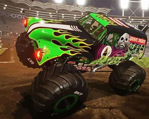 The Monster Jam Diamond Painting