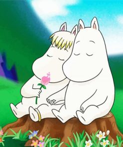 The Moomins Couple Diamond Painting