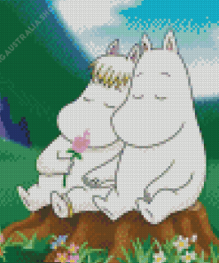 The Moomins Couple Diamond Painting