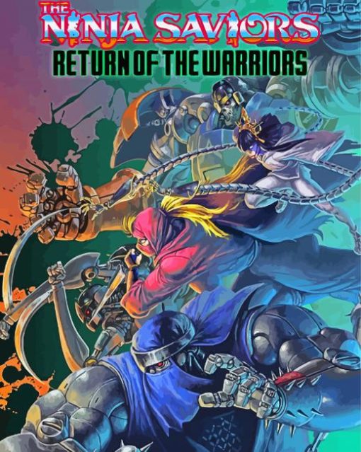 The Ninja Saviors Return Of The Warriors Diamond Painting