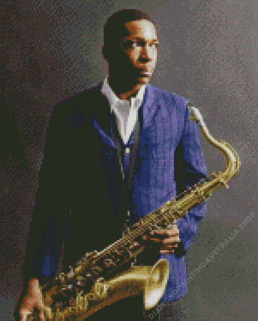 The Saxophonist John Coltrane Diamond Painting