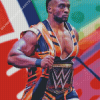 The Wrestler Big E Diamond Painting