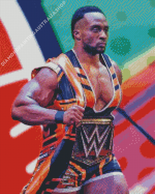 The Wrestler Big E Diamond Painting