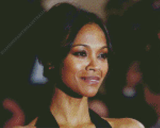 The Beautiful Zoe Saldana Diamond Painting