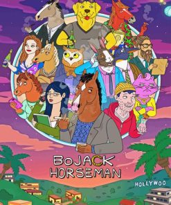 The Bojack Horseman Poster Diamond Painting