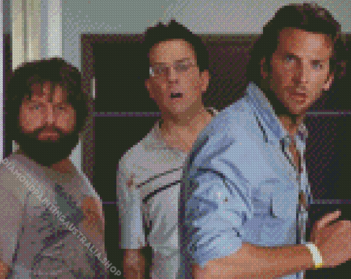 The Hangover Actors Diamond Painting