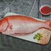 The Red Snapper Fish Diamond Painting