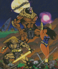 Thundarr the Barbarian Animation Diamond Painting