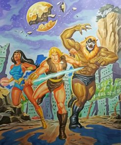 Thundarr The Barbarian Art Diamond Painting