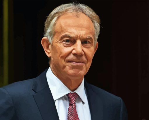 Tony Blair Diamond Painting