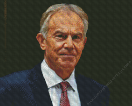 Tony Blair Diamond Painting