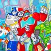 Transformers Rescue Bots Robots Diamond Painting