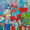 Transformers Rescue Bots Robots Diamond Painting