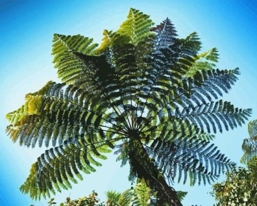 Tree Fern Diamond Painting